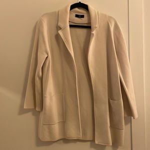 J. Crew Cream Sweater Blazer